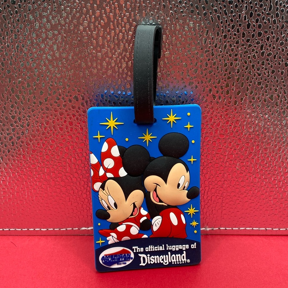Disneyland Resort Mickey & Minnie Mouse American Tourister Luggage Tag